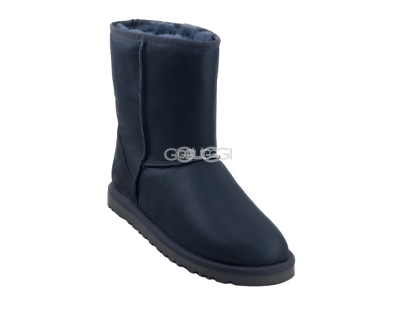 Мужские короткие угги Classic Short Metallic Grey