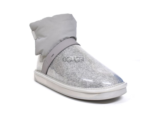 Женские прозрачные угги Clear Quilty Boots Grey