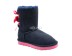 Детские угги с бантиками Kids Bailey Bow Navy (Pink Stole)