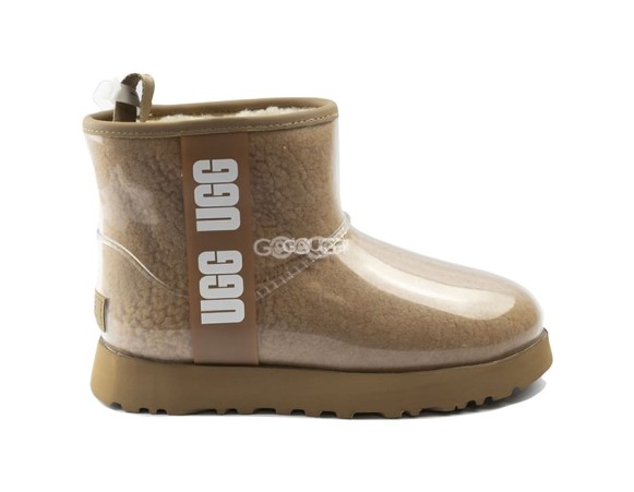 Детские прозрачные мини угги Kids Classic Clear Mini Chestnut