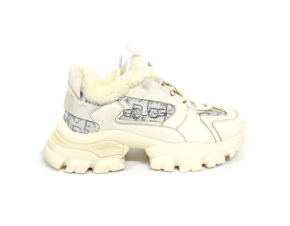 Женские кроссовки UGG Dior fh Beige