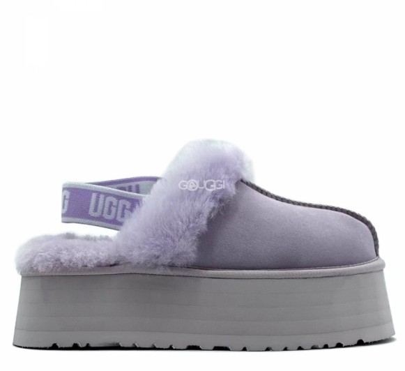 Женские сандалии на платформе Ugg Funkette Suede Platform June Gloom
