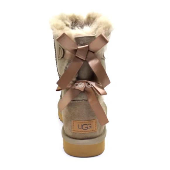 Женские угги с бантиками Ugg Bailey Bow Beige