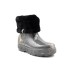 Женские прозрачные короткие угги Ugg Drizlita Clear Boot Black