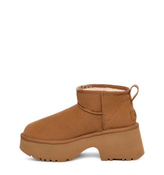 Женские ультра короткие угги W Classic Ultra Mini New Heights Chestnut