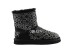 Женские мини угги UGG Christian Dior Boot Black