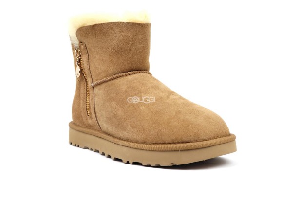 Женские угги на молнии Bailey Zip Mini Chestnut