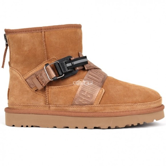 Мужские мини угги Classic Mini Quickclick Boot - Chestnut