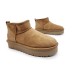 Женские ультра мини угги на платформе UGG Classic Ultra Mini Platform Chestnut